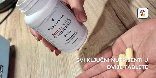 Svi ključni nutrijenti u dvije tablete - Multi Vita & Minerals